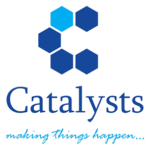 Catalyst Group company logo - leading elevator client in Ghaziabad, Noida, Delhi with manufacturing factory in Noida. Client of Perfection lift company that is best elevator company Delhi NCR